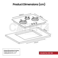Built-In Hob- CZ-54