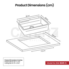 Sink CA-8245-S